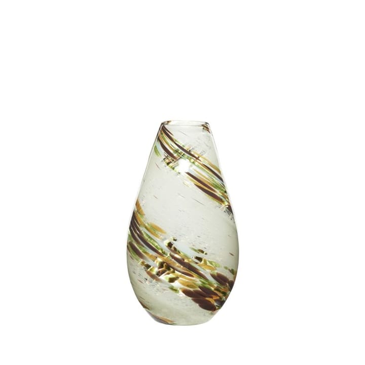 Grove Vase 19x33 cm, Brun-hvit Hübsch