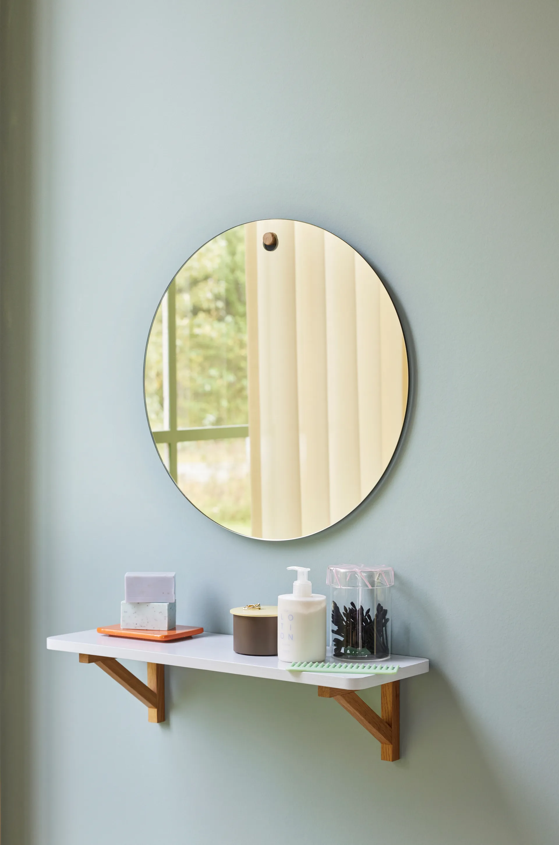 Heir oppbevaringskrukke glass medium, Pink Hübsch Interior