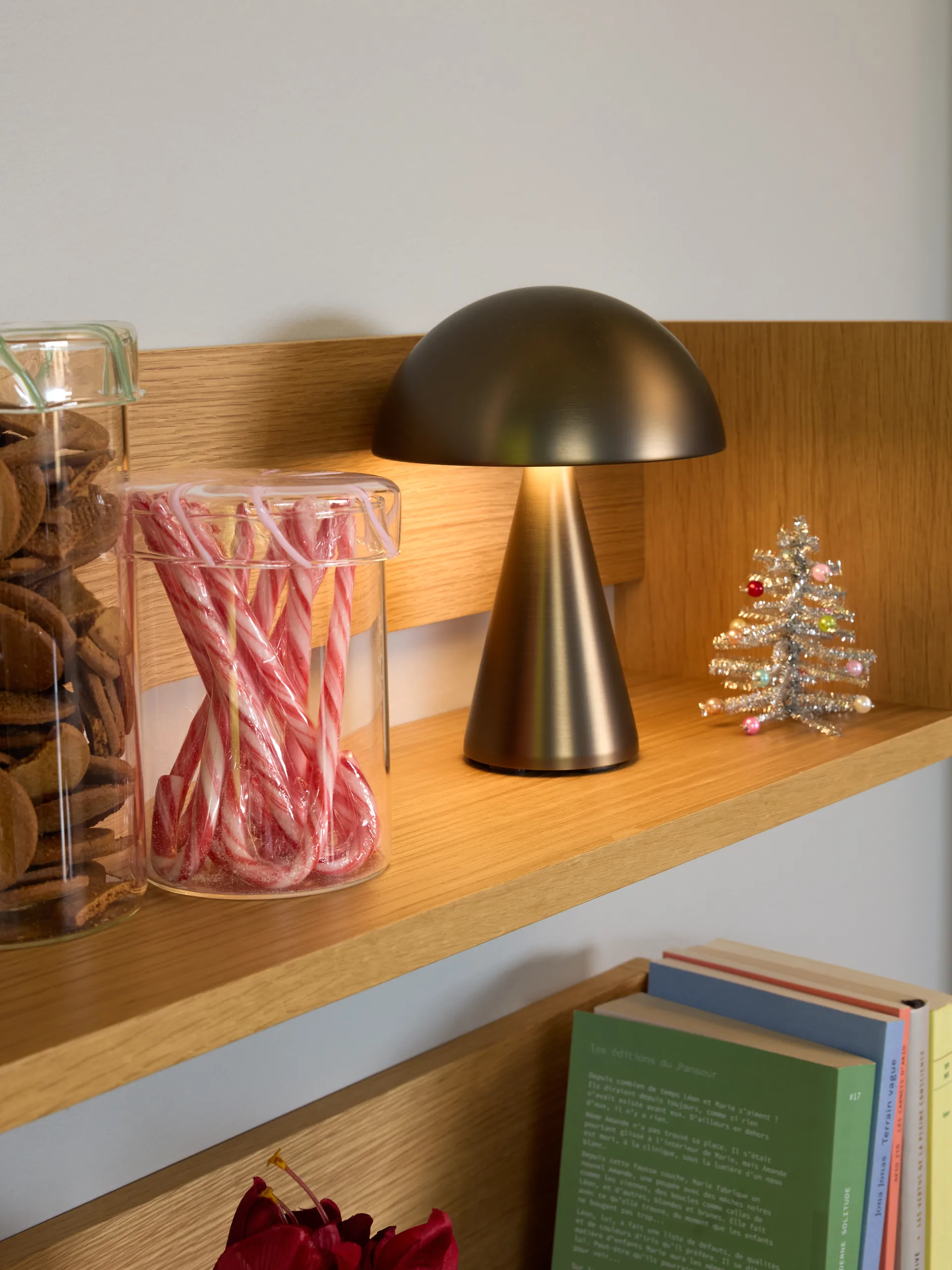 Heir oppbevaringskrukke glass medium, Pink Hübsch Interior