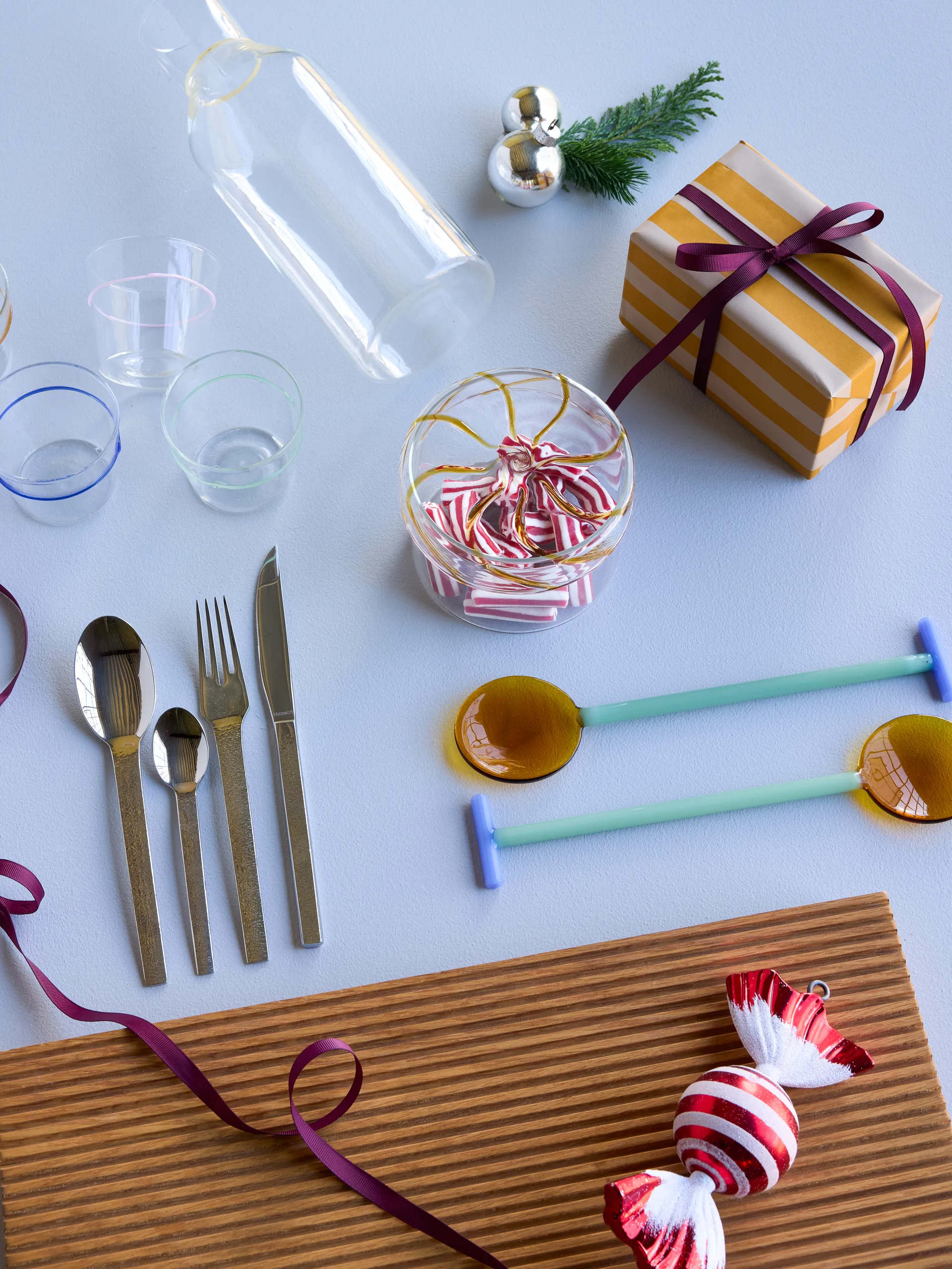 Heir oppbevaringskrukke lav, Yellow Hübsch Interior