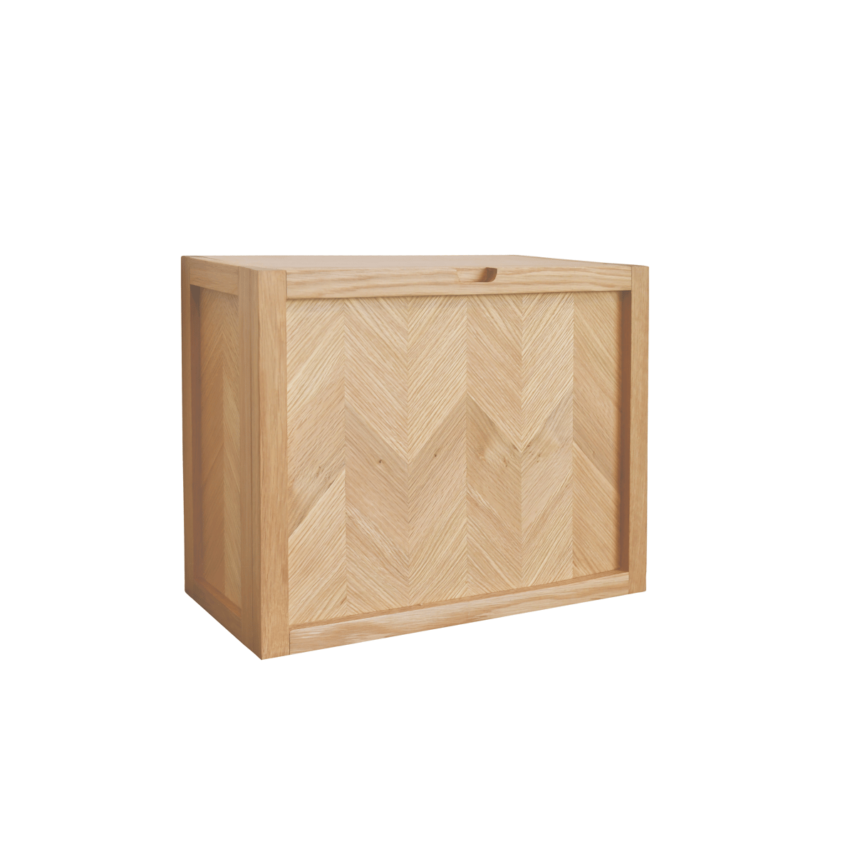 Hübsch Herringbone skoskap Eik