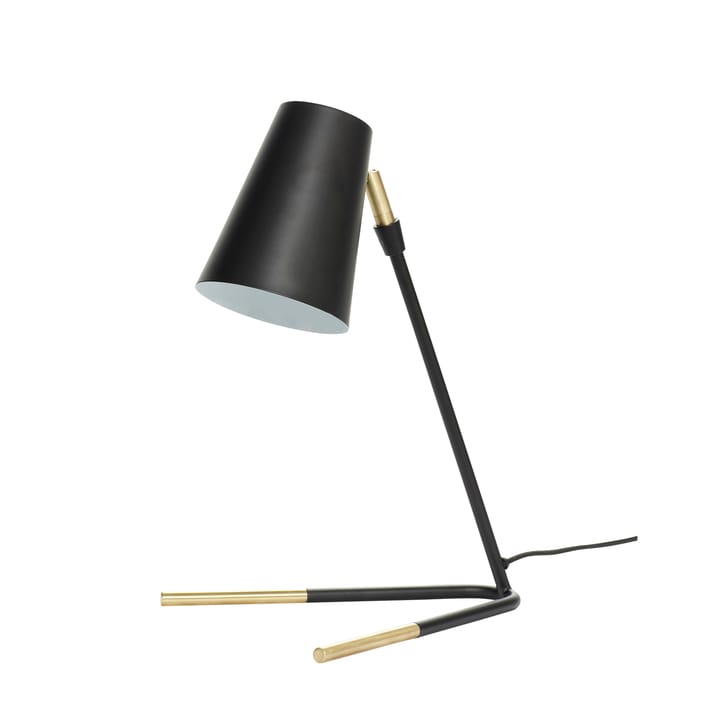 Hübsch bordlampe H46 cm - Messing-svart - Hübsch