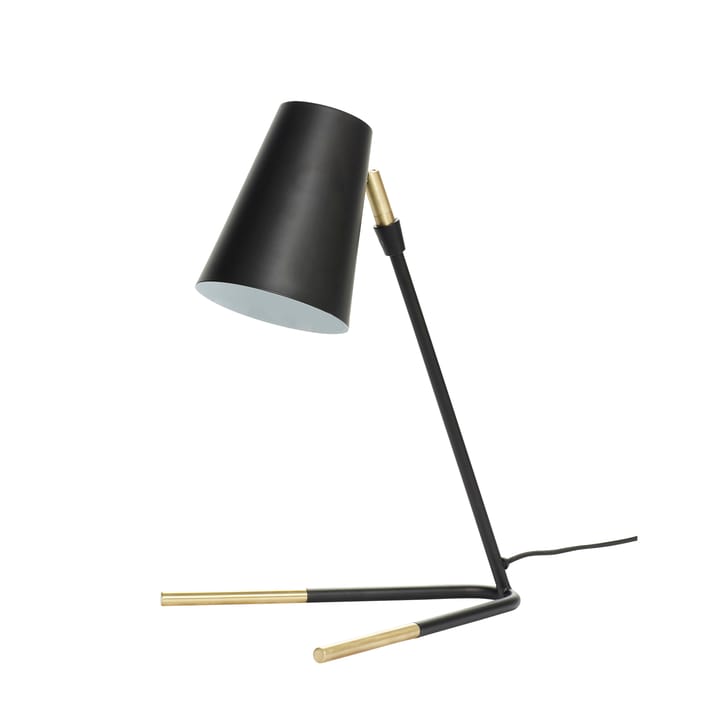 Hübsch bordlampe H46 cm, Messing-svart Hübsch