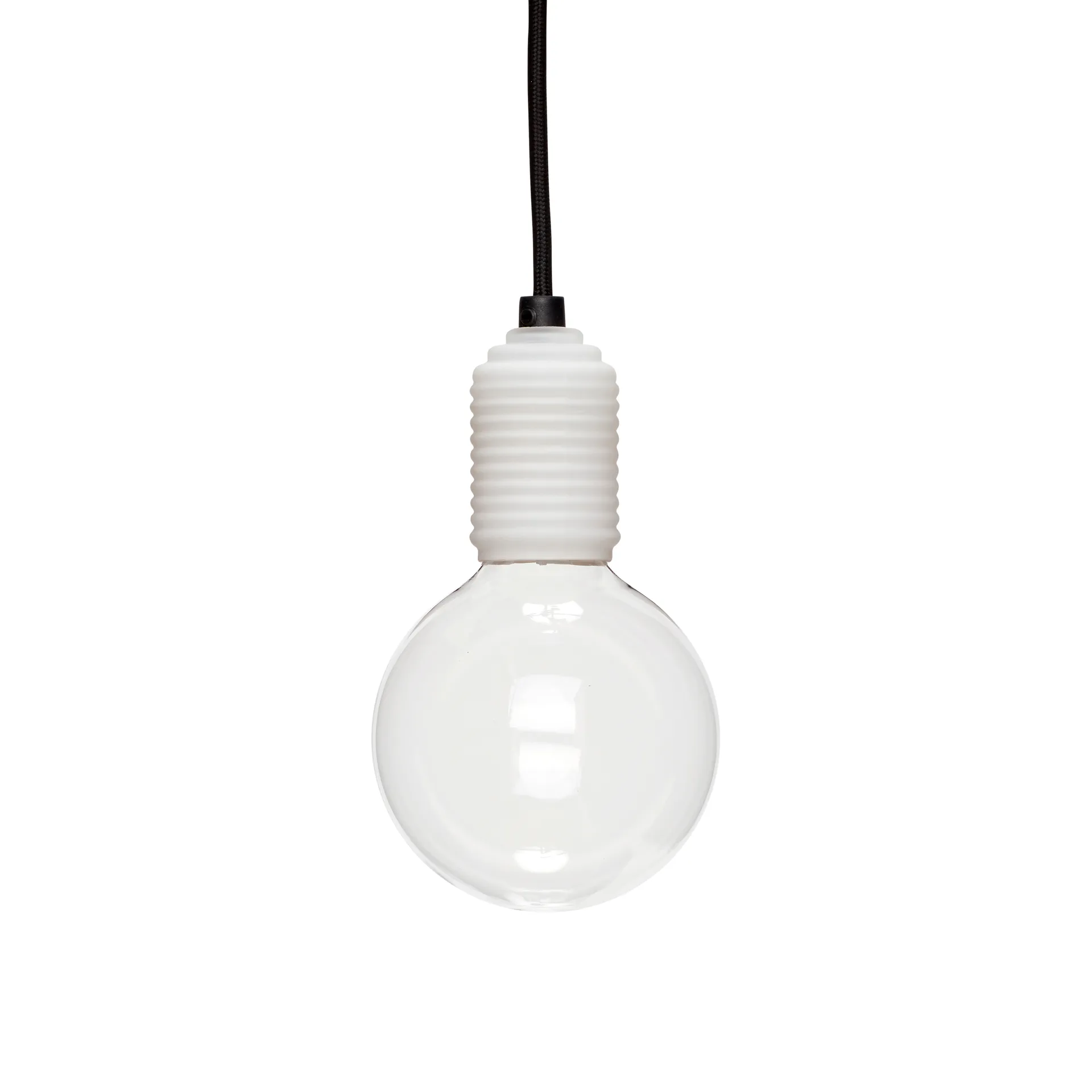Hübsch taklampe Ø12 cm, Hvit Hübsch Interior