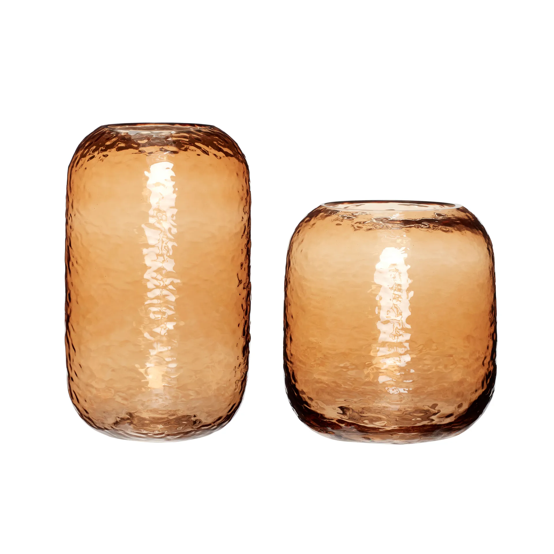 Hübsch Vase 2-pakning, Glas- rav Hübsch Interior