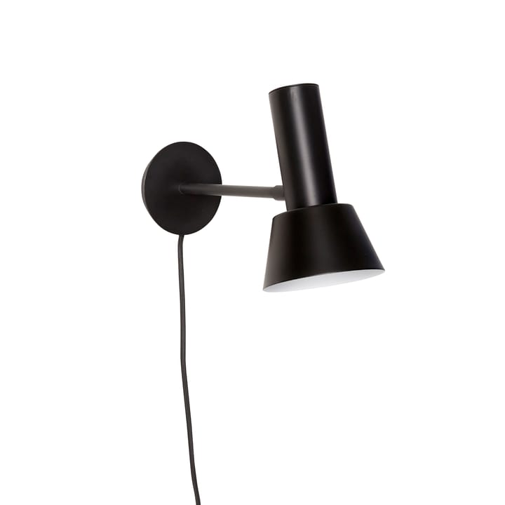 Hübsch vegglampe H20 cm - Metall-svart - Hübsch