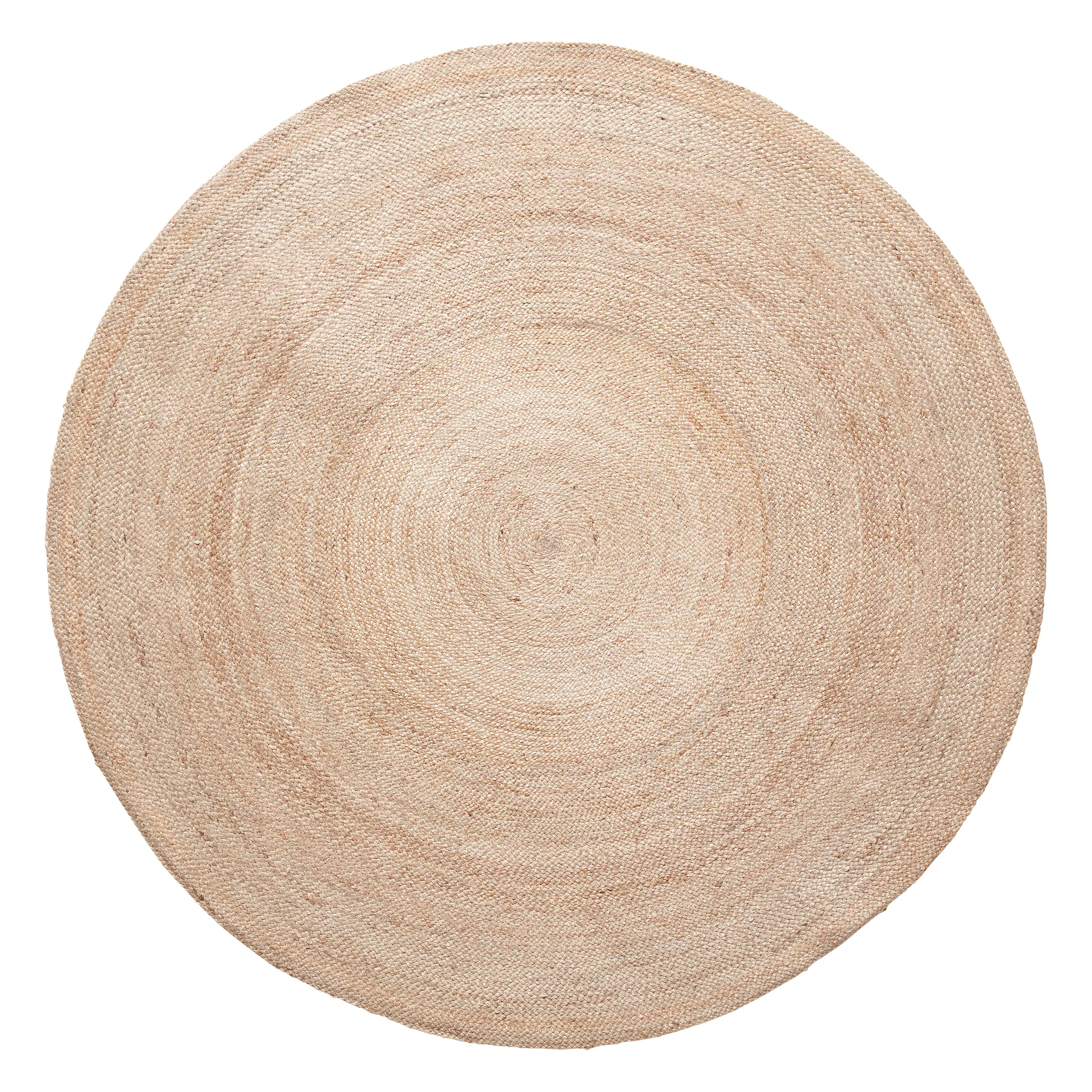 Jute teppe Ø150 cm, Natur Hübsch Interior