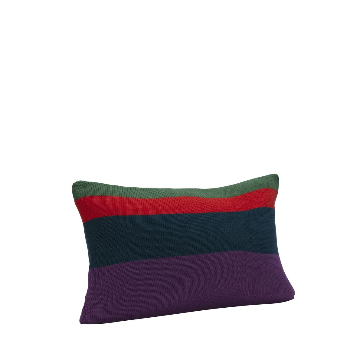 Hübsch Line pute 40x60 cm Grønn-rød-lilla-svart
