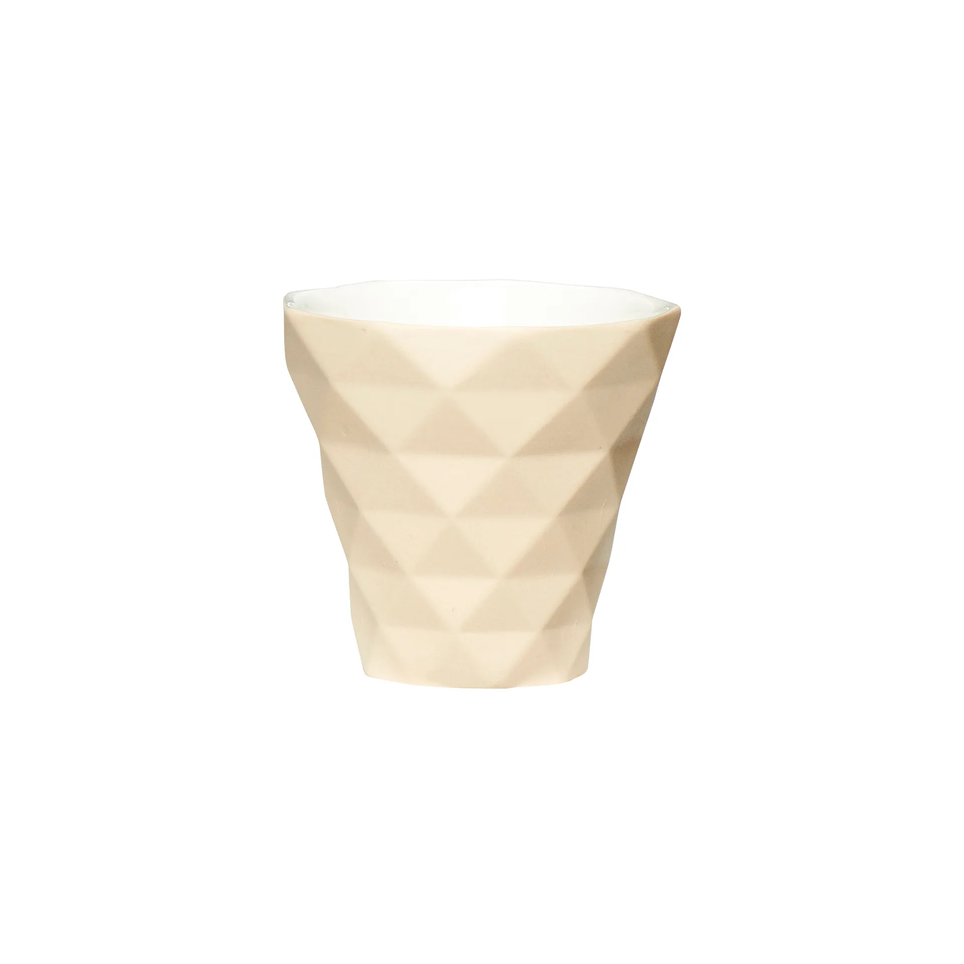 Lyslykt Ø9 cm, Gul Hübsch Interior