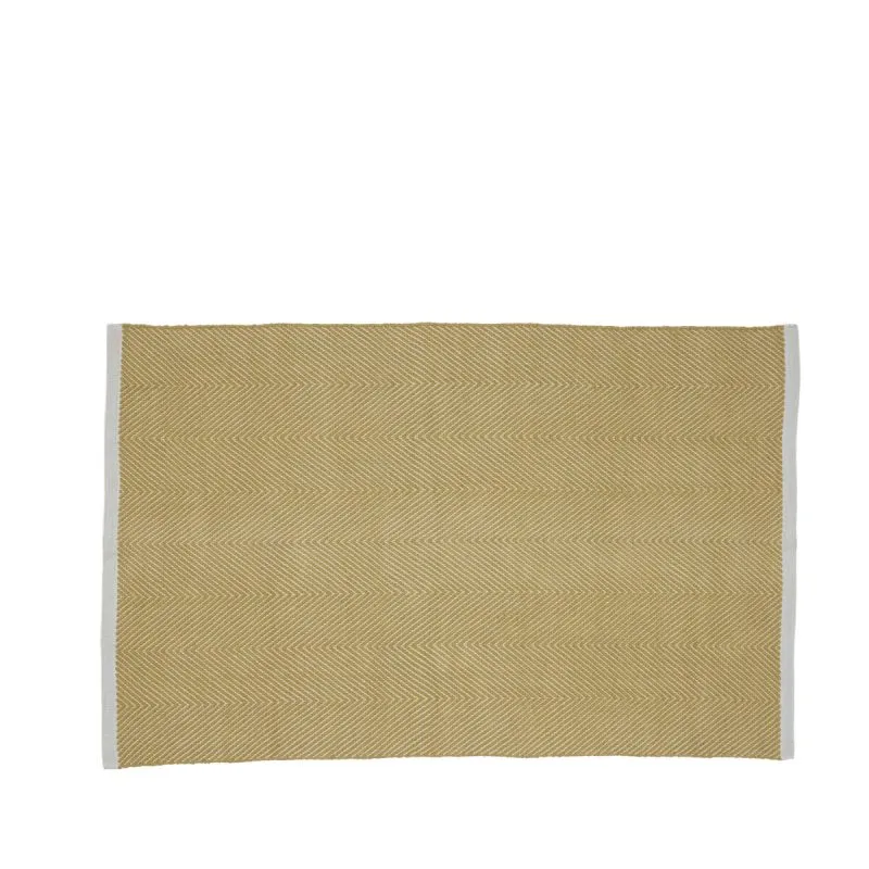 Mellow teppe 120x180 cm, Gul 120x80 cm Hübsch Interior