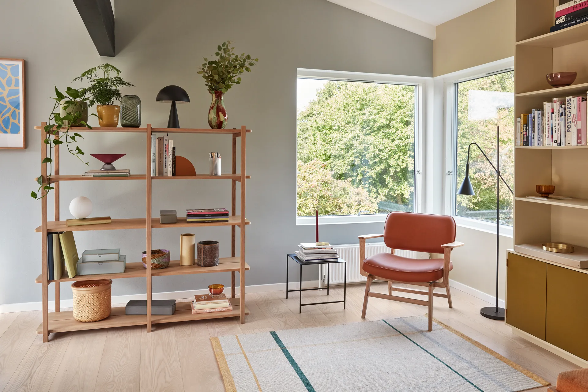 Mush bordlampe, Black, mini 34 cm Hübsch Interior