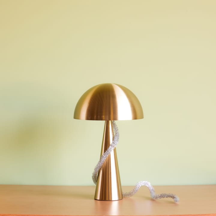 Mush bordlampe furu, Brass Hübsch Interior