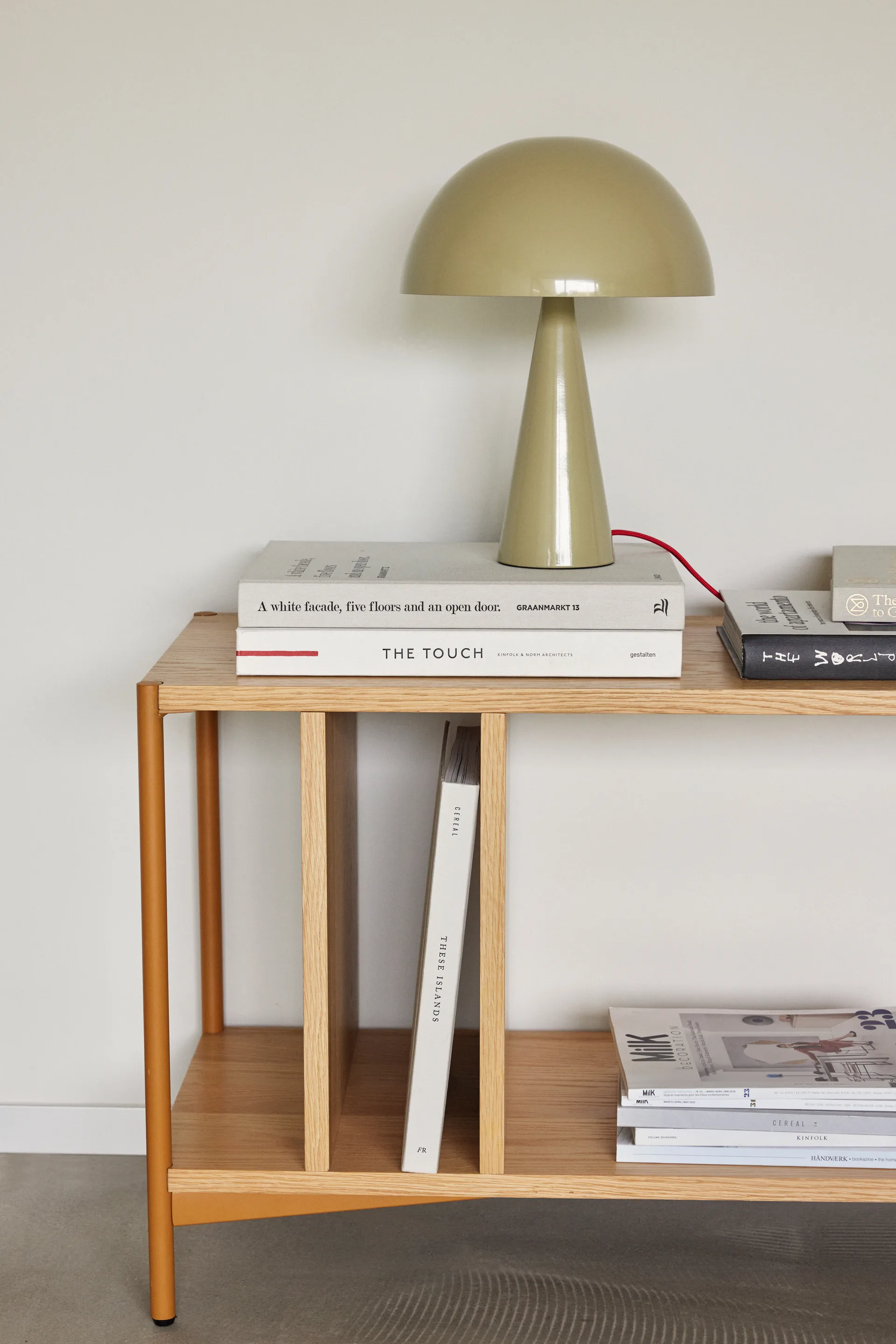 Mush bordlampe, Sand, mini 34 cm Hübsch Interior