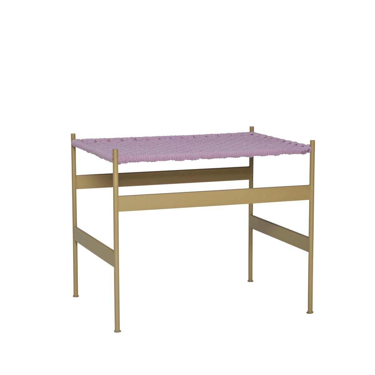 Hübsch Peri benk Lilla 56x47 cm Lilla