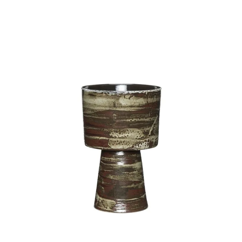 Plint krukke Ø17 cm, Brun Hübsch