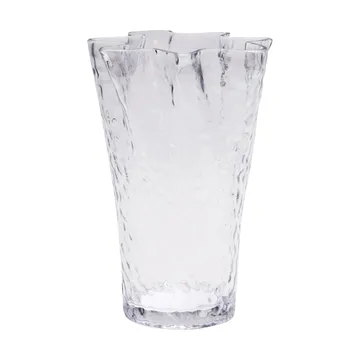 Ruffle vase - Clear - Hübsch