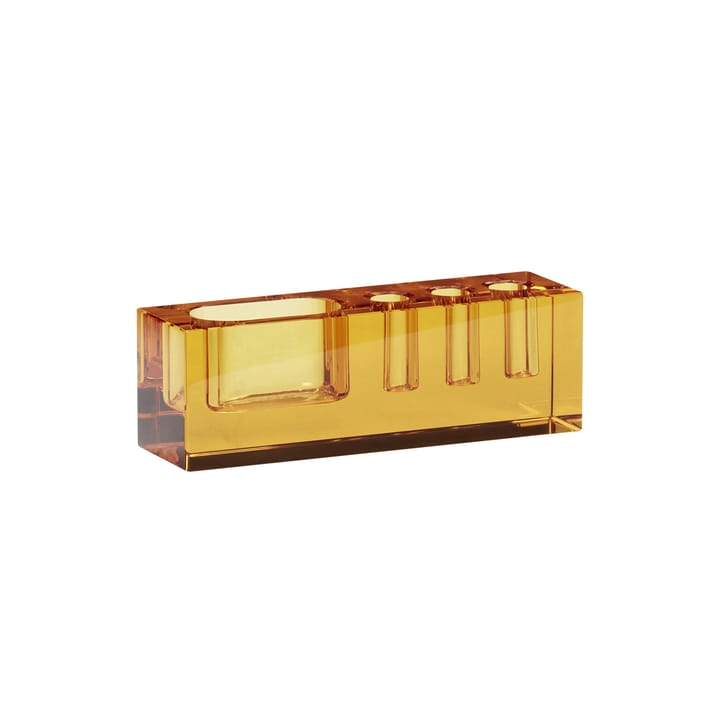 Skrivebordsorganisering - Amber glass - Hübsch