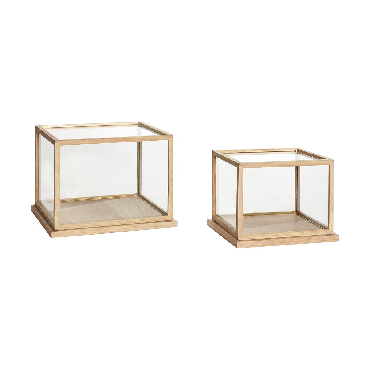 Hübsch Spectacle display box small set m. 2 Eik