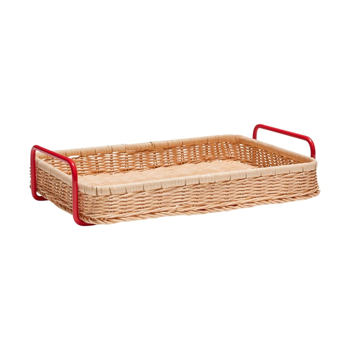 Splint serveringsbrett - Red-natural - Hübsch