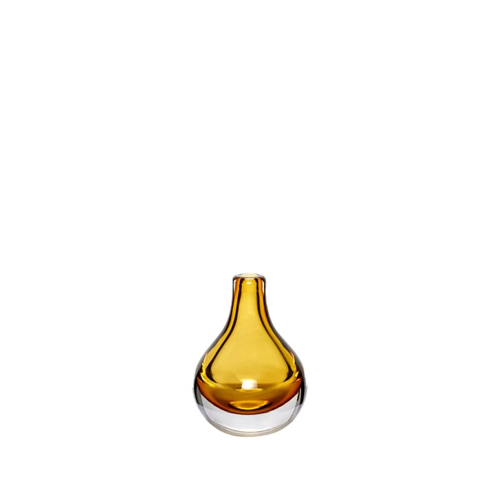 Vase Ø10 cm - Klar-amber - Hübsch