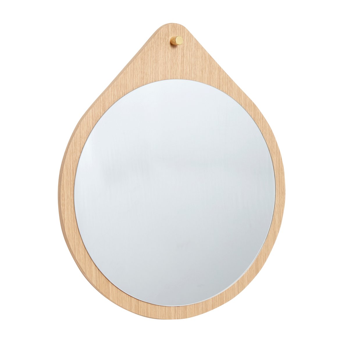 Hübsch Veggspeil Ø64 cm Eiketre