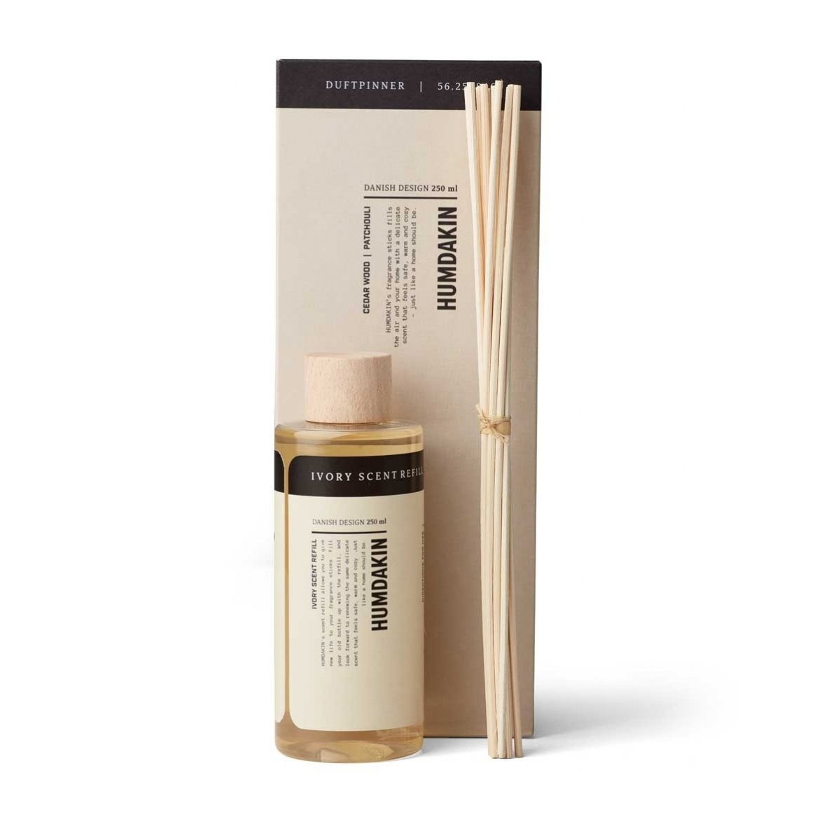 Humdakin Humdakin duftpinner refill 250 ml Ivory