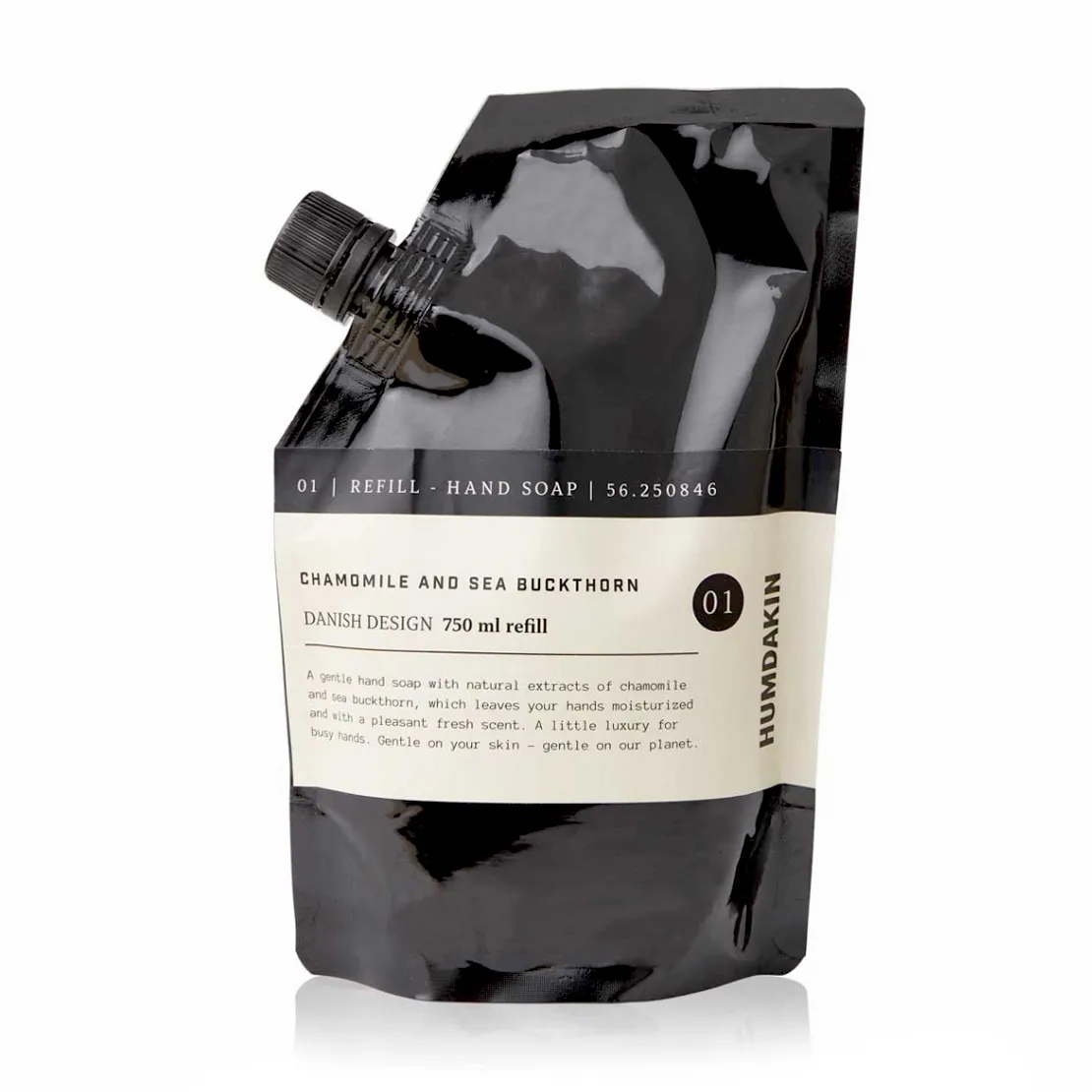 Humdakin håndsåpe refill 750 ml, Chamomille & sea buckthorn Humdakin