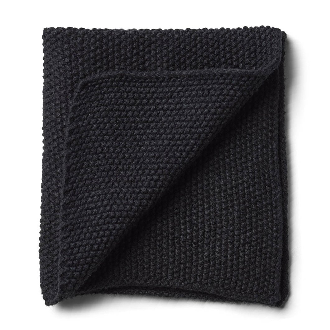 Humdakin Humdakin Knitted oppvaskklut 28 x 28 cm Coal