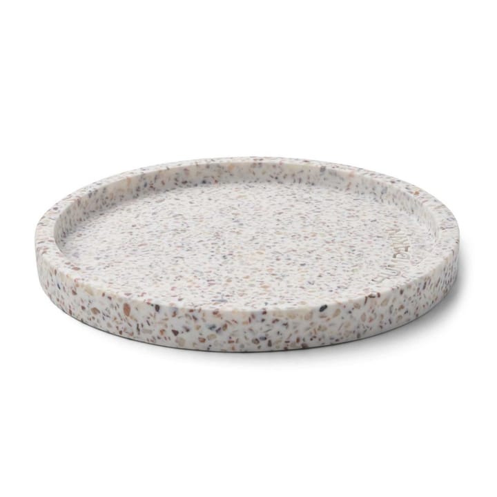 Humdakin Terrazzo rundt brett Ø 20 cm, White-brown Humdakin