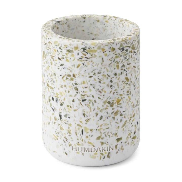 Humdakin Terrazzo vase Ø 10 cm, Green-white Humdakin