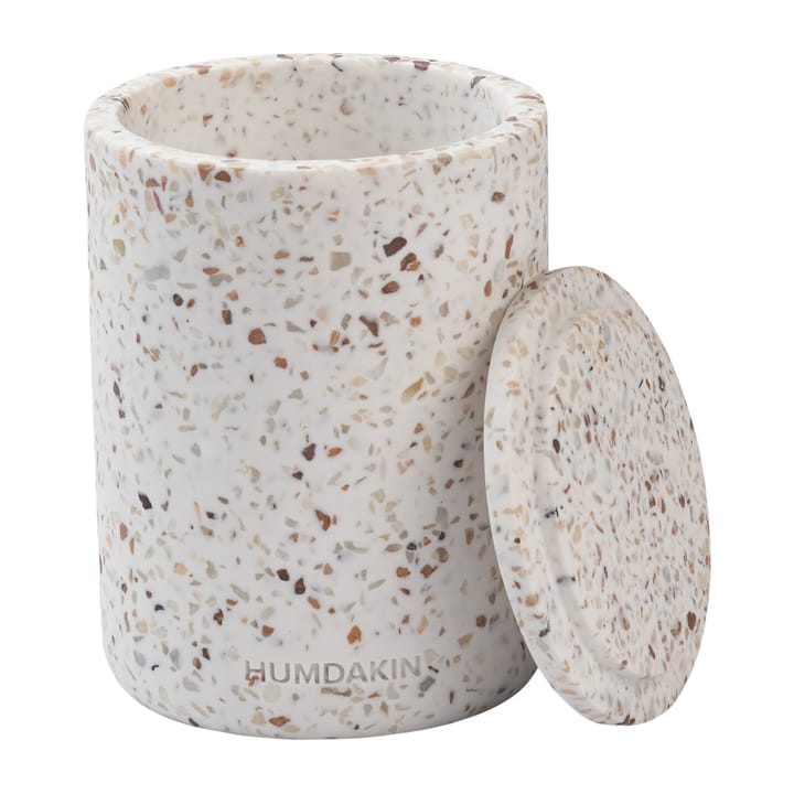 Humdakin Terrazzo vase med lokk Ø10 cm - Red/beige - Humdakin