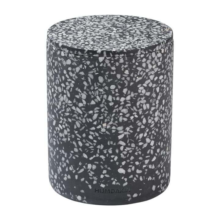 Humdakin Terrazzo vase med lokk Ø13 cm - Black - Humdakin