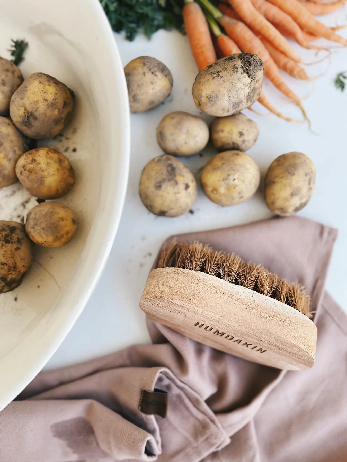 Humdakin trebørste bambus, Medium Humdakin