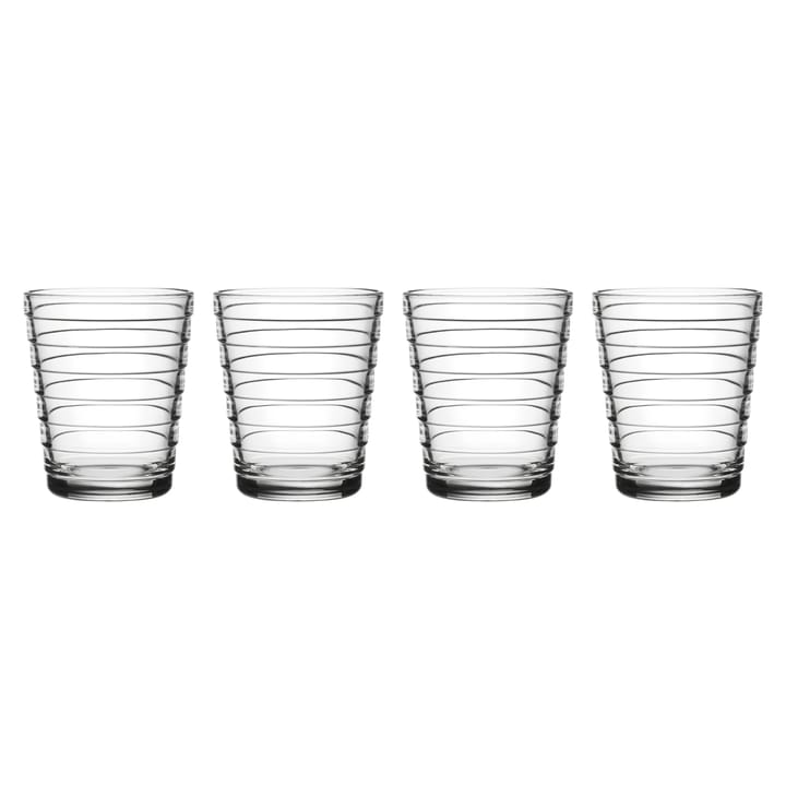 Aino Aalto drikkeglass 4-stk. 22 cl, Klar Iittala