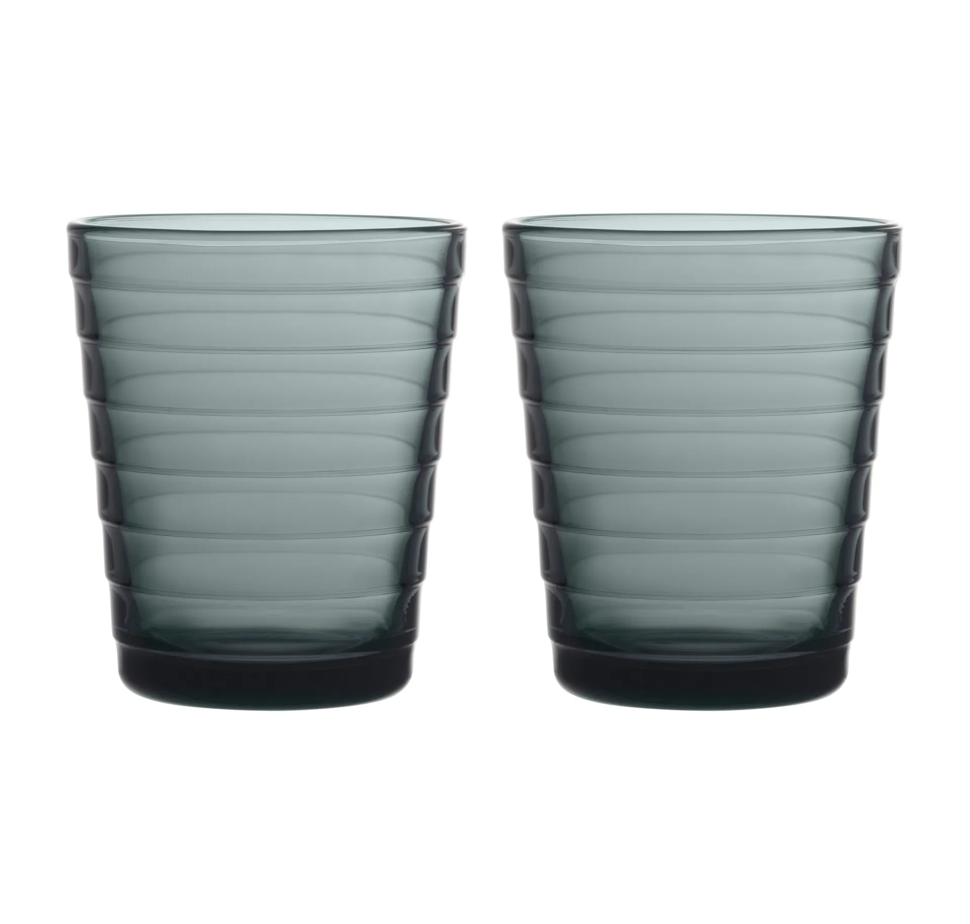 Aino Aalto vannglass 2-pack 22 cl, Mørkegrå Iittala