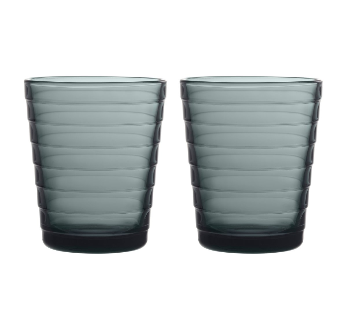 Iittala Aino Aalto vannglass 2-pack 22 cl Mørkegrå