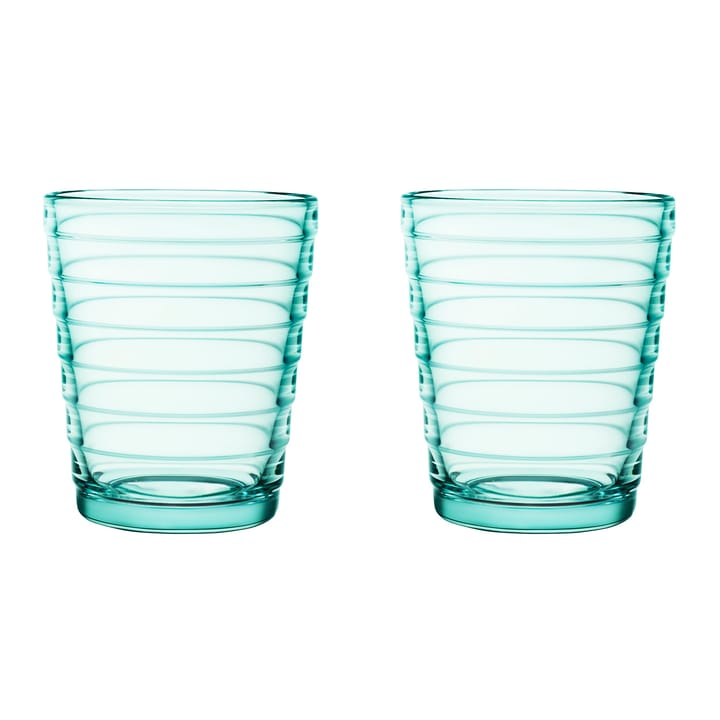 Aino Aalto vannglass 2-pack 22 cl - vanngrønn - Iittala