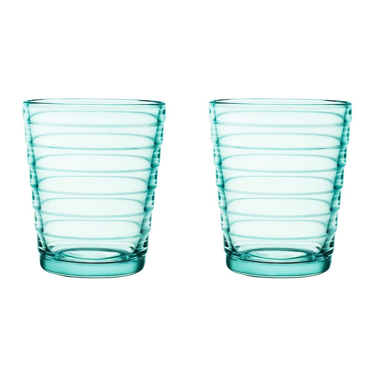 Iittala Aino Aalto vannglass 2-pack 22 cl vanngrønn