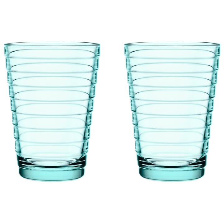 Aino Aalto vannglass 2-pack 33 cl - vanngrønn - Iittala