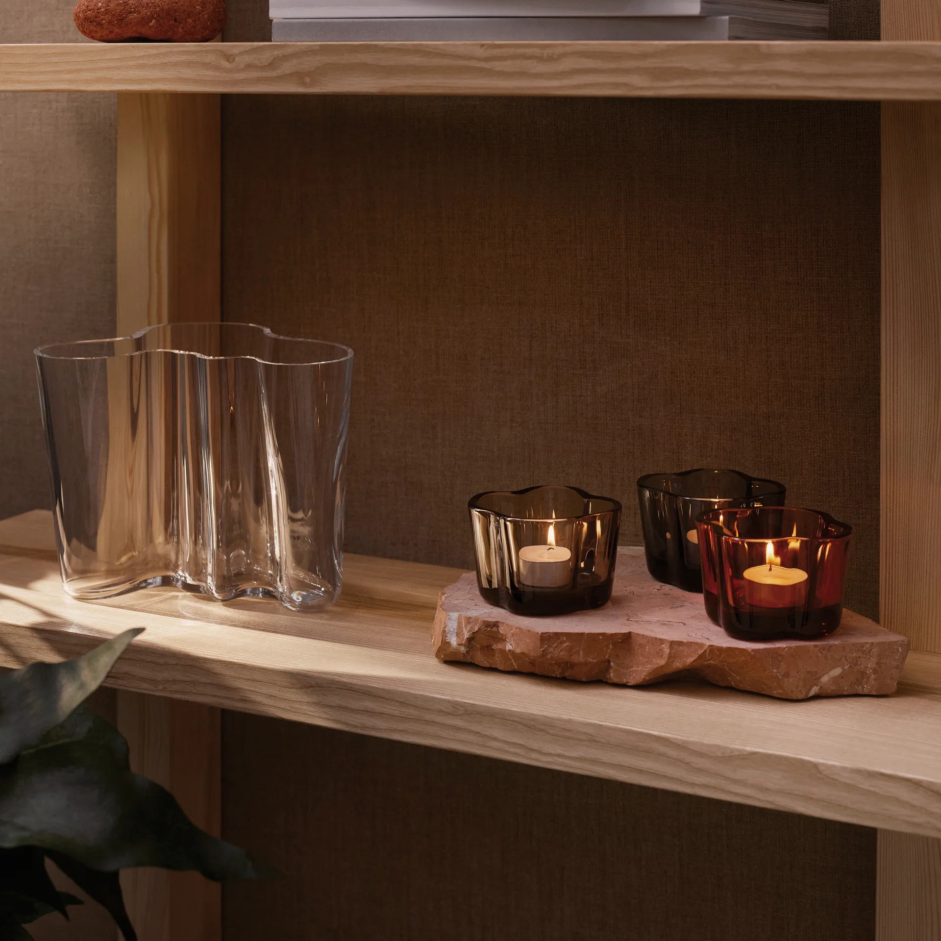 Alvar Aalto lyslykt 60 mm, Pomerans Iittala