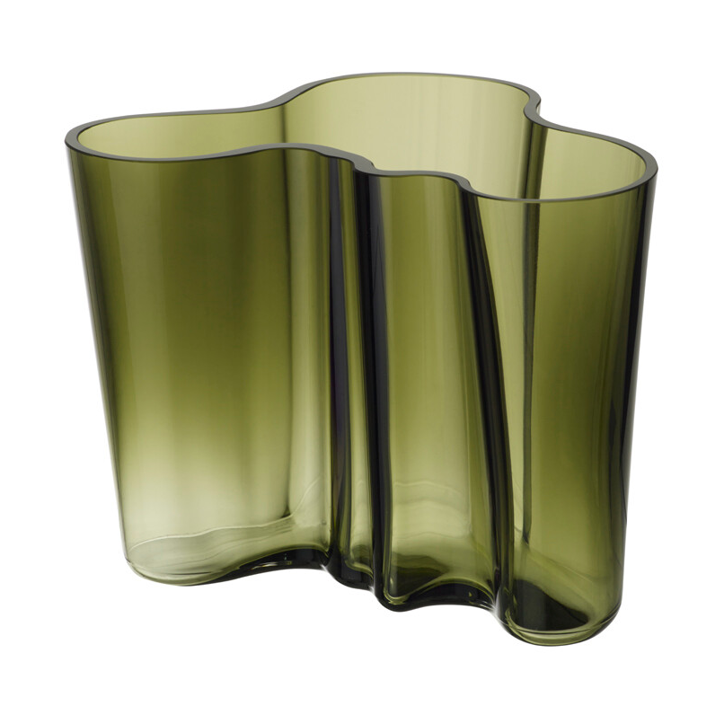 Iittala Alvar Aalto vas mossgrønn 160 mm