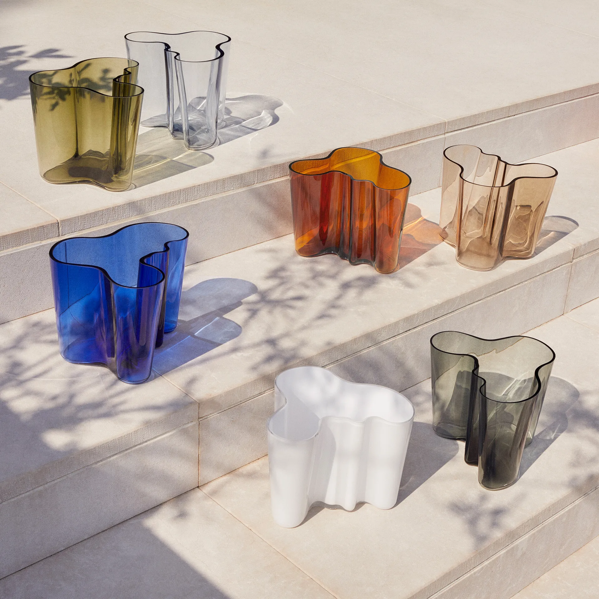 Alvar Aalto vas mossgrønn, 160 mm Iittala