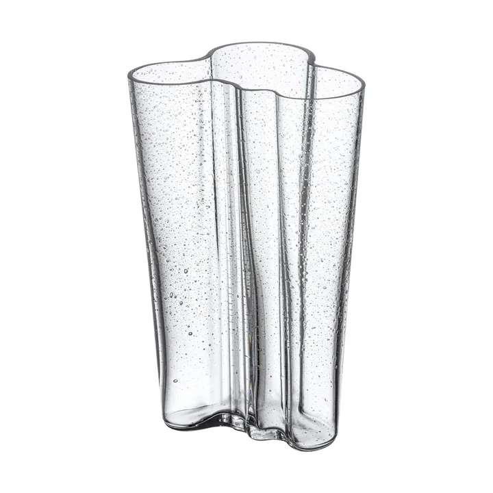 Alvar Aalto vase 200 mm - Bobleglass klar, jubileumsutgave - Iittala