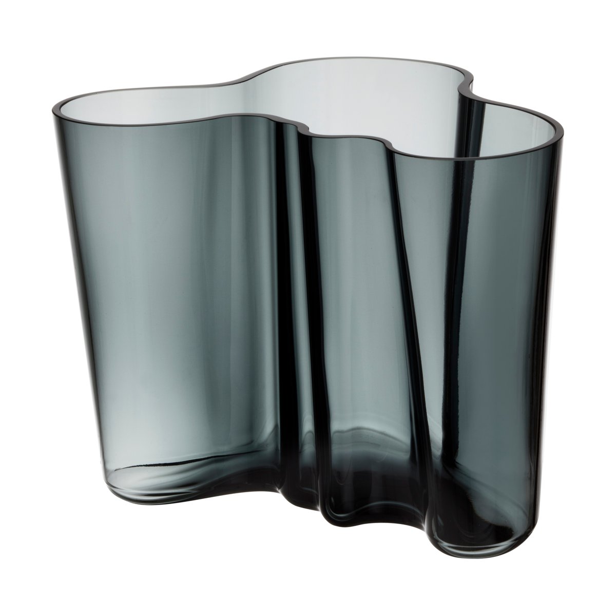 Iittala Alvar Aalto vase mørkegrå 160 mm