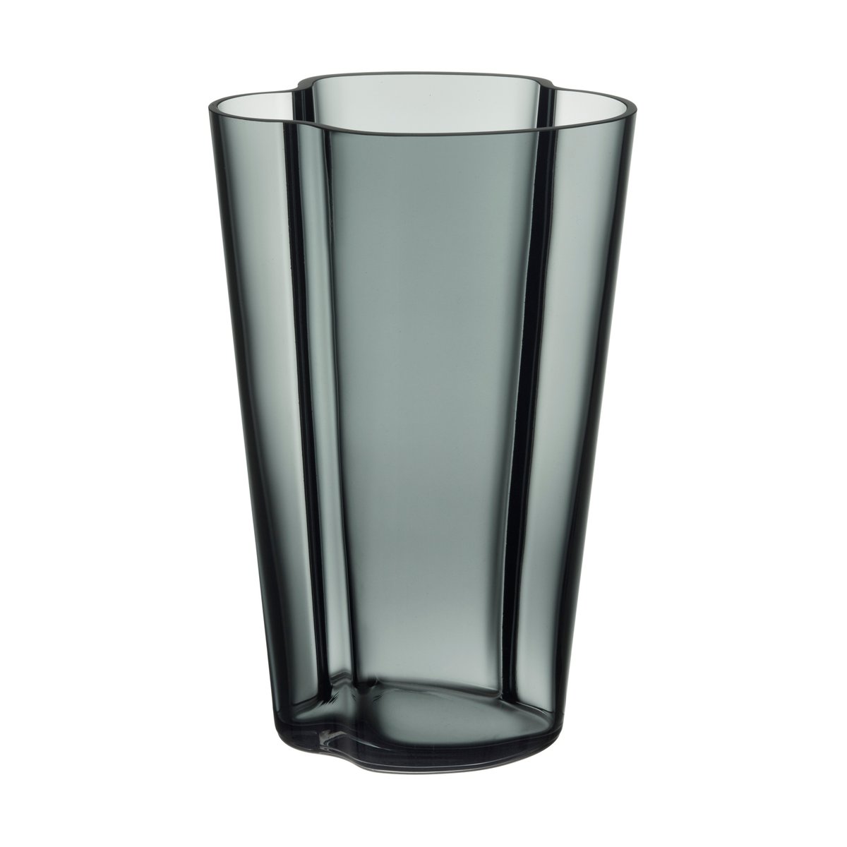 Iittala Alvar Aalto vase mørkegrå 220 mm