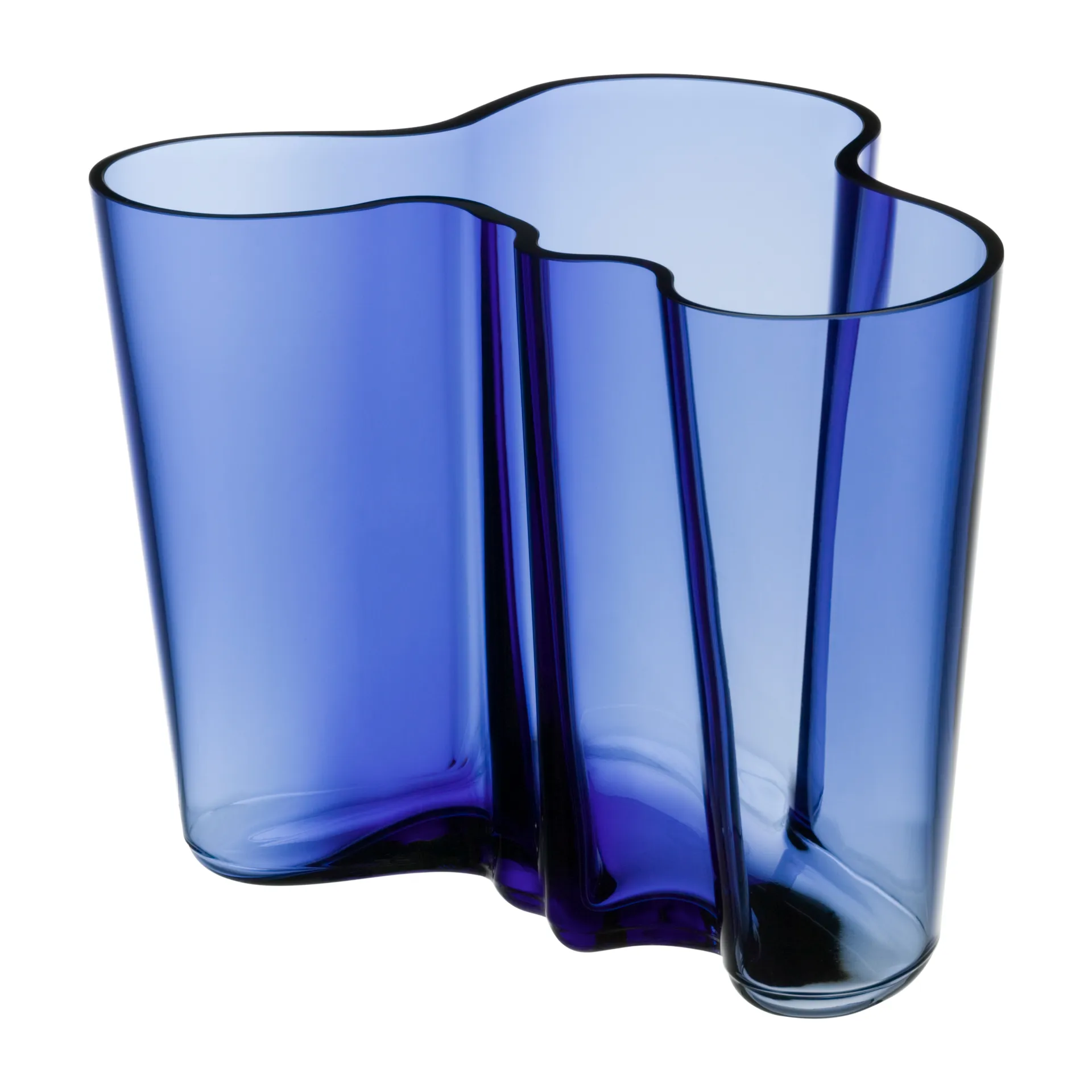 Alvar Aalto vase ultramarineblå, 160 mm Iittala
