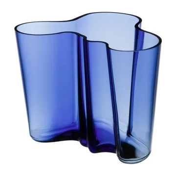 Alvar Aalto vase ultramarineblå - 160 mm - Iittala