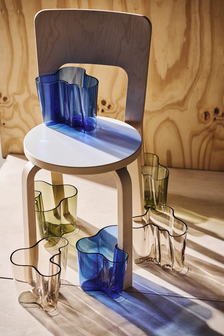 Alvar Aalto vase ultramarineblå, 160 mm Iittala