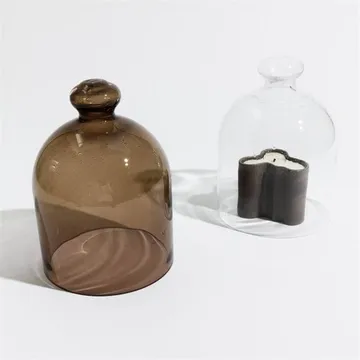 Iittala glasskuppel 160x220 mm - Sand, bobleglass - Iittala