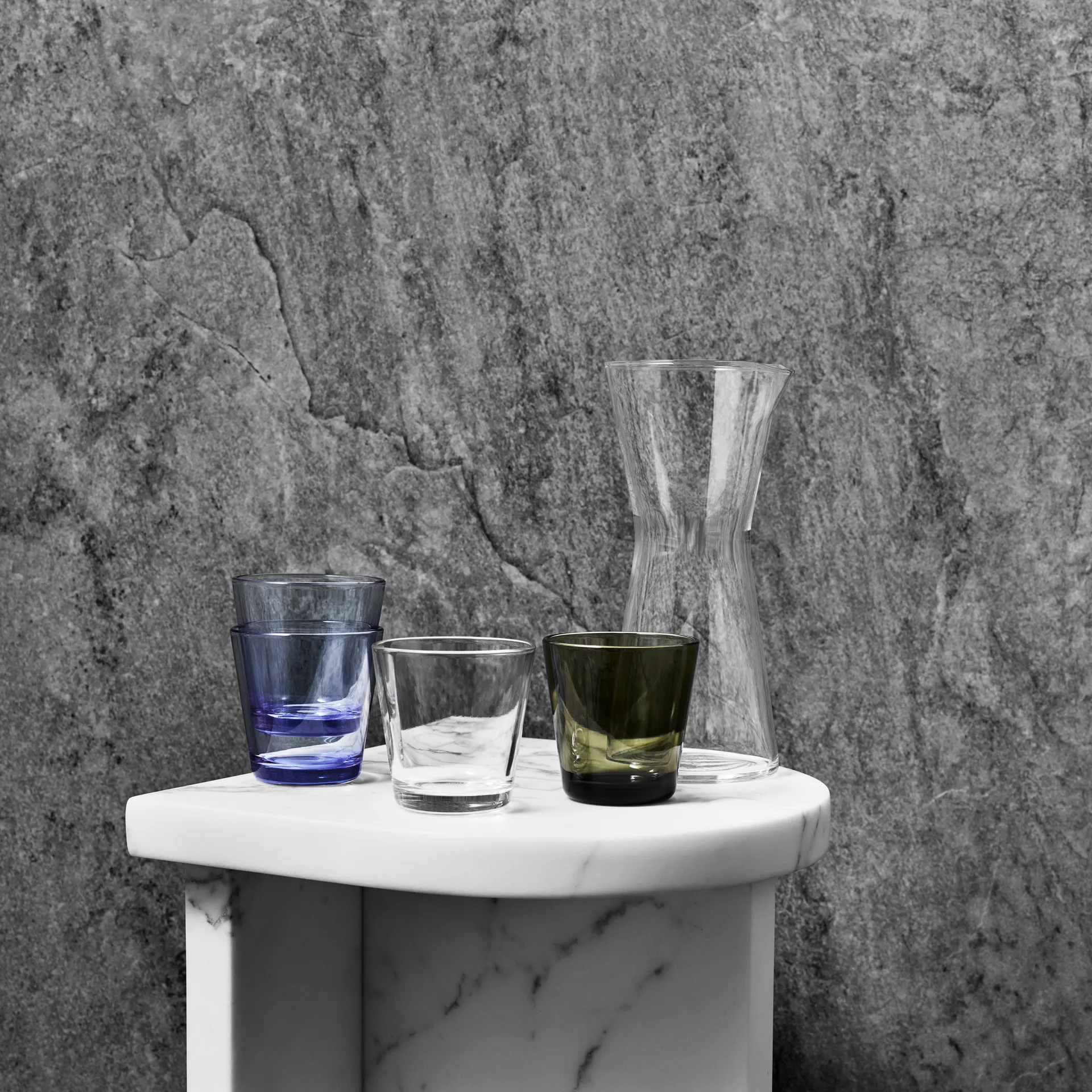 Kartio glass 21 cl 2 pakk, mosegrønn Iittala